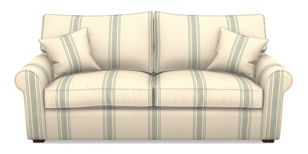 Product photograph of Upperton 4 Seater Sofa In Cloth 22 - Racing Stripes Cheltenham - Mint from Sofas and Stuff Limited