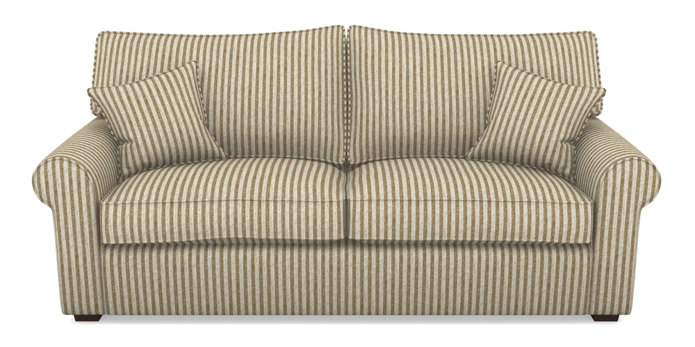 Product photograph of Upperton 4 Seater Sofa In Cloth 22 - Pinstripe - Fallen Leaf from Sofas and Stuff Limited