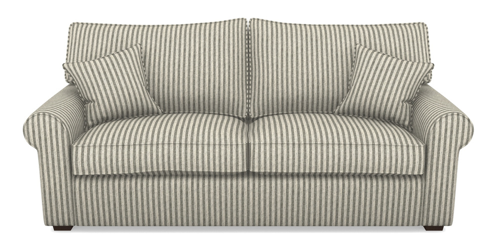 Product photograph of Upperton 4 Seater Sofa In Cloth 22 - Pinstripe - Seal from Sofas and Stuff Limited