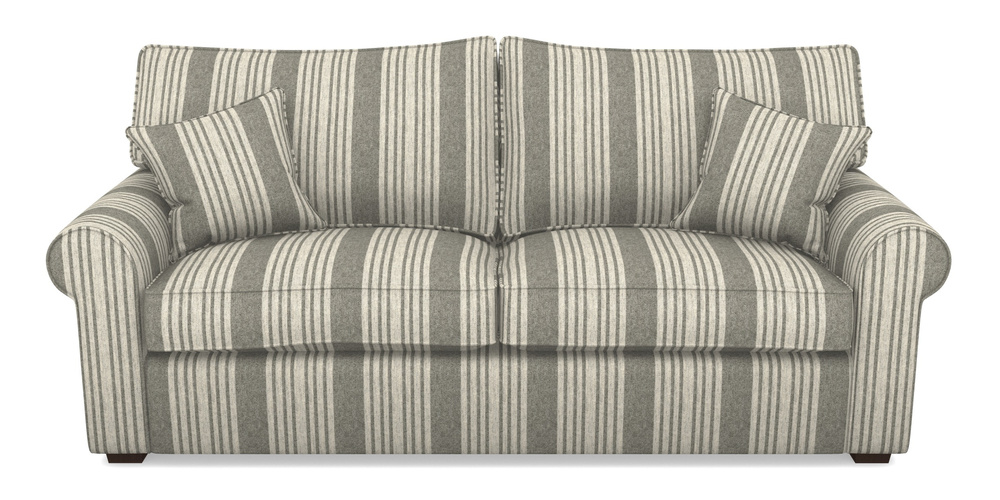 Product photograph of Upperton 4 Seater Sofa In Cloth 22 - Bayadere - Seal from Sofas and Stuff Limited