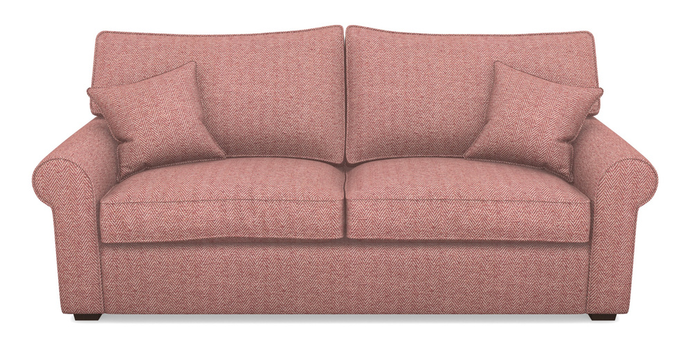 Product photograph of Upperton 4 Seater Sofa In Dundee Herringbone - Rose from Sofas and Stuff Limited