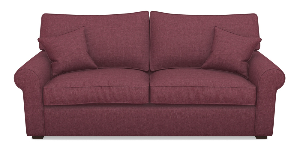 Product photograph of Upperton 4 Seater Sofa In Easy Clean Plain - Chianti from Sofas and Stuff Limited