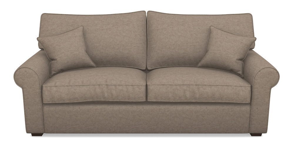 Product photograph of Upperton 4 Seater Sofa In Easy Clean Plain - Camel from Sofas and Stuff Limited