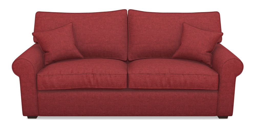 Product photograph of Upperton 4 Seater Sofa In Easy Clean Plain - Claret from Sofas and Stuff Limited