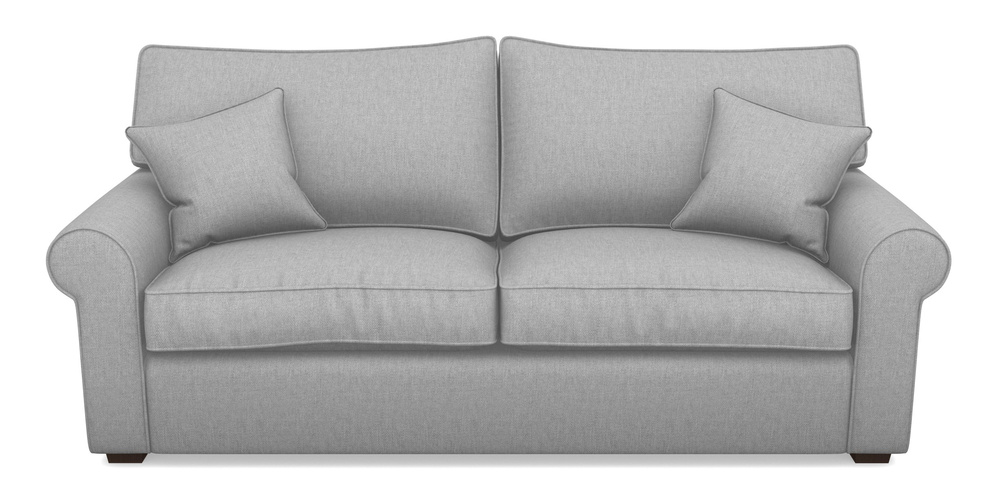Product photograph of Upperton 4 Seater Sofa In Easy Clean Plain - Silver from Sofas and Stuff Limited