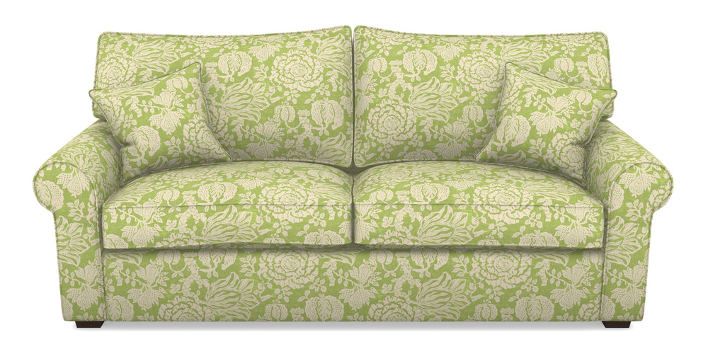 Product photograph of Upperton 4 Seater Sofa In V A Brompton Collection - Flowering Kale - Lime from Sofas and Stuff Limited
