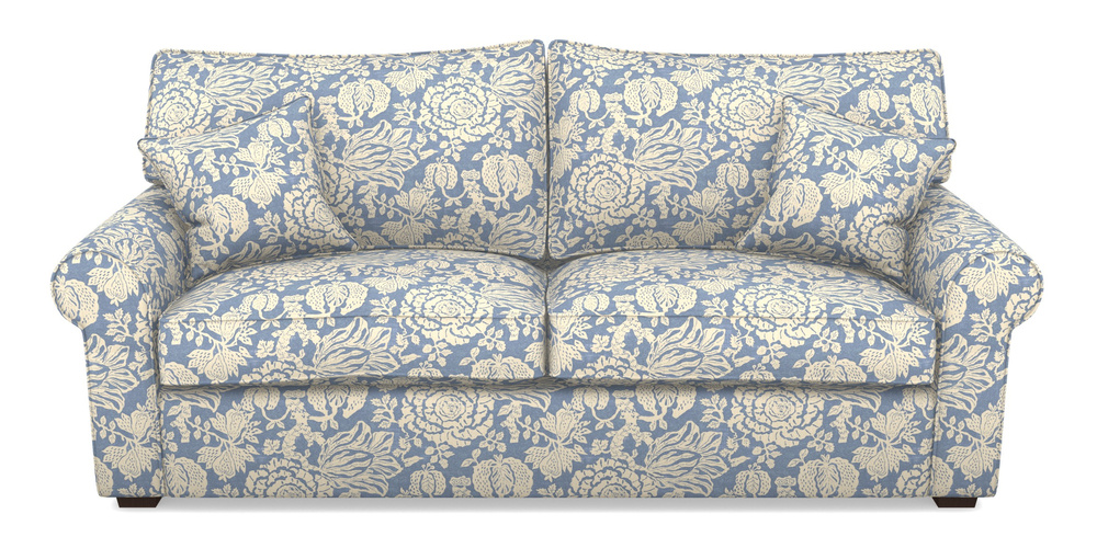 Product photograph of Upperton 4 Seater Sofa In V A Brompton Collection - Flowering Kale - Morning Blue from Sofas and Stuff Limited