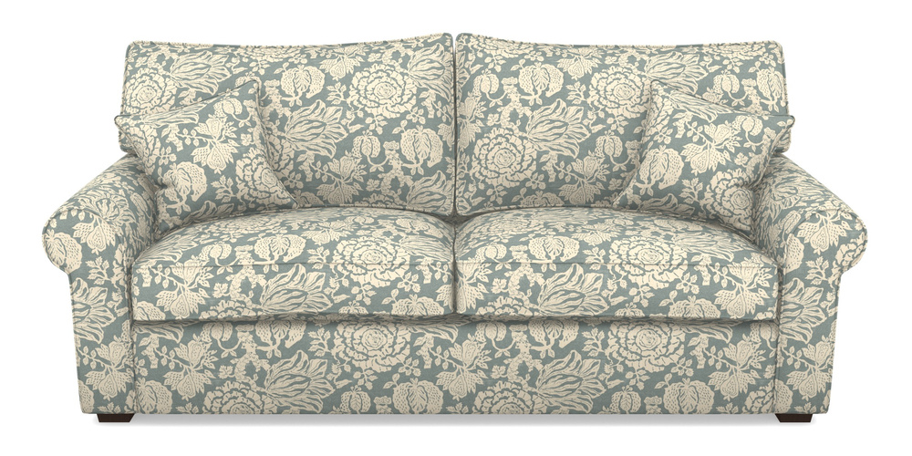 Product photograph of Upperton 4 Seater Sofa In V A Brompton Collection - Flowering Kale - Pebble from Sofas and Stuff Limited