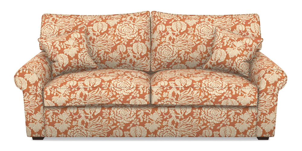 Product photograph of Upperton 4 Seater Sofa In V A Brompton Collection - Flowering Kale - Terracotta from Sofas and Stuff Limited