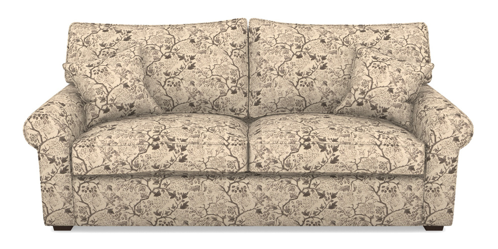 Product photograph of Upperton 4 Seater Sofa In Rhs Collection - Gertrude Jekyll Linen Cotton Blend - Brown from Sofas and Stuff Limited
