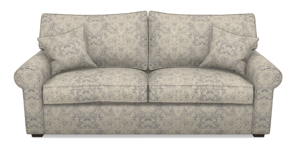 Product photograph of Upperton 4 Seater Sofa In Grace Linen - Sapphire from Sofas and Stuff Limited