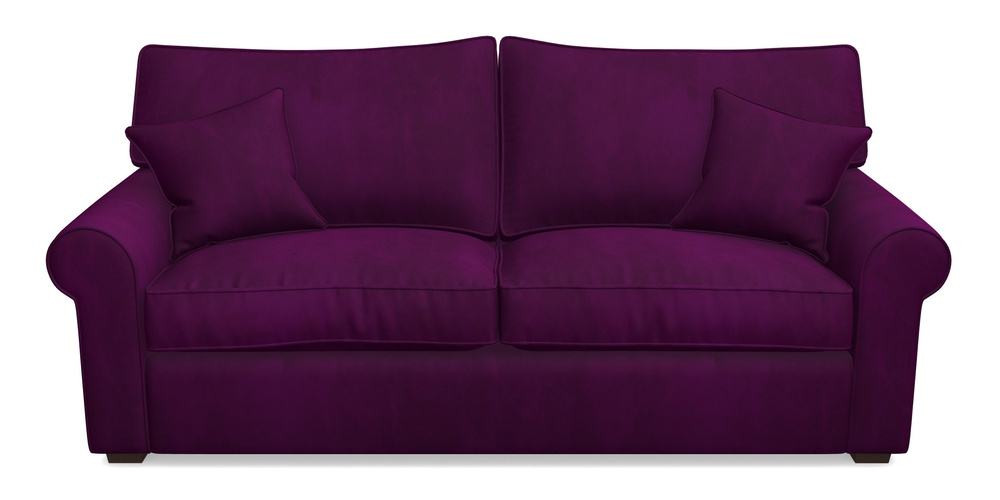 Product photograph of Upperton 4 Seater Sofa In House Clever Velvet - Aubergine from Sofas and Stuff Limited