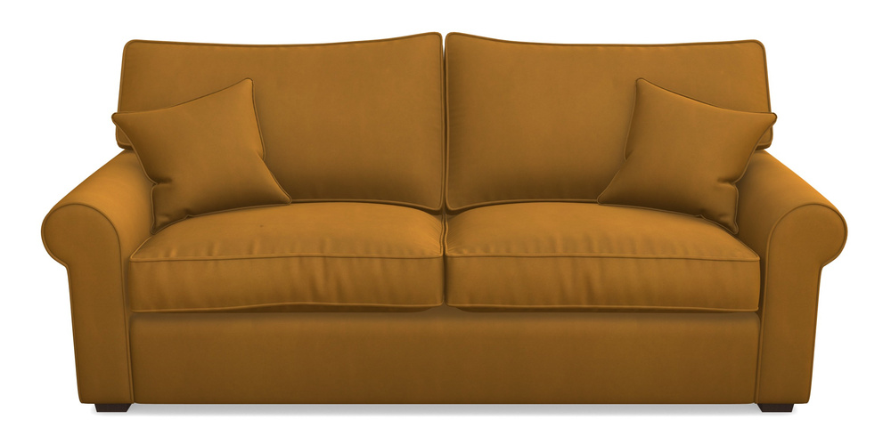 Product photograph of Upperton 4 Seater Sofa In House Clever Velvet - Ochre from Sofas and Stuff Limited