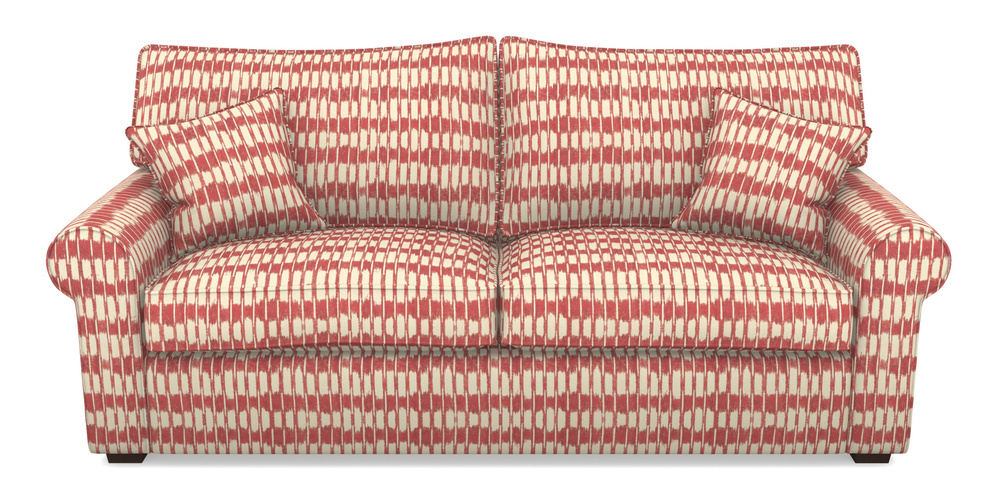 Product photograph of Upperton 4 Seater Sofa In V A Brompton Collection - Ikat - Chilli from Sofas and Stuff Limited