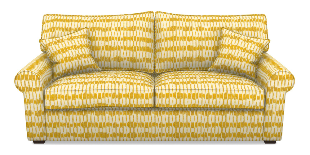 Product photograph of Upperton 4 Seater Sofa In V A Brompton Collection - Ikat - Corn from Sofas and Stuff Limited