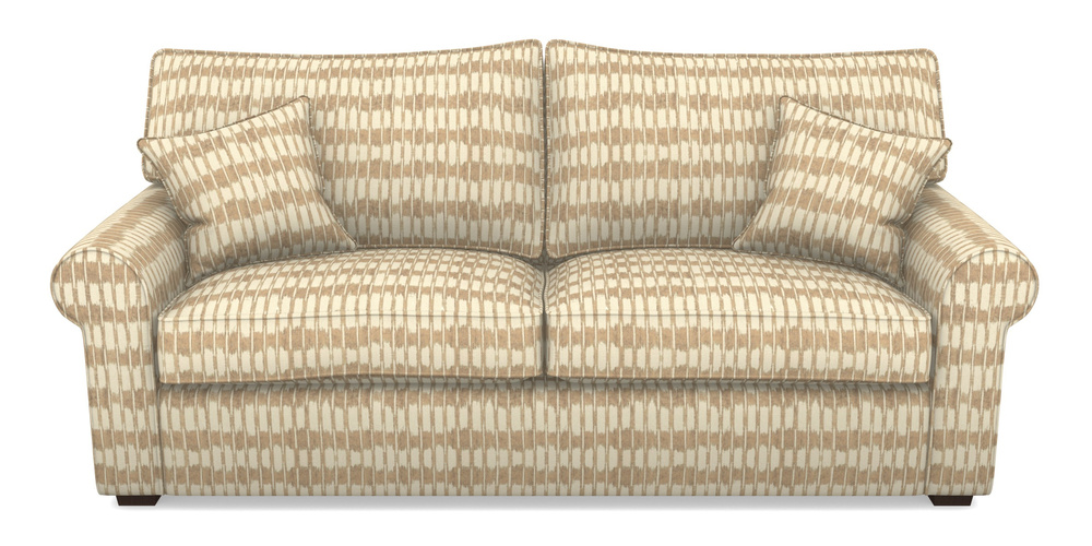 Product photograph of Upperton 4 Seater Sofa In V A Brompton Collection - Ikat - Assam Tea from Sofas and Stuff Limited