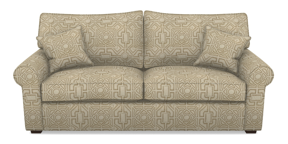 Product photograph of Upperton 4 Seater Sofa In Rhs Collection - Large Knot Garden Linen - Gold from Sofas and Stuff Limited