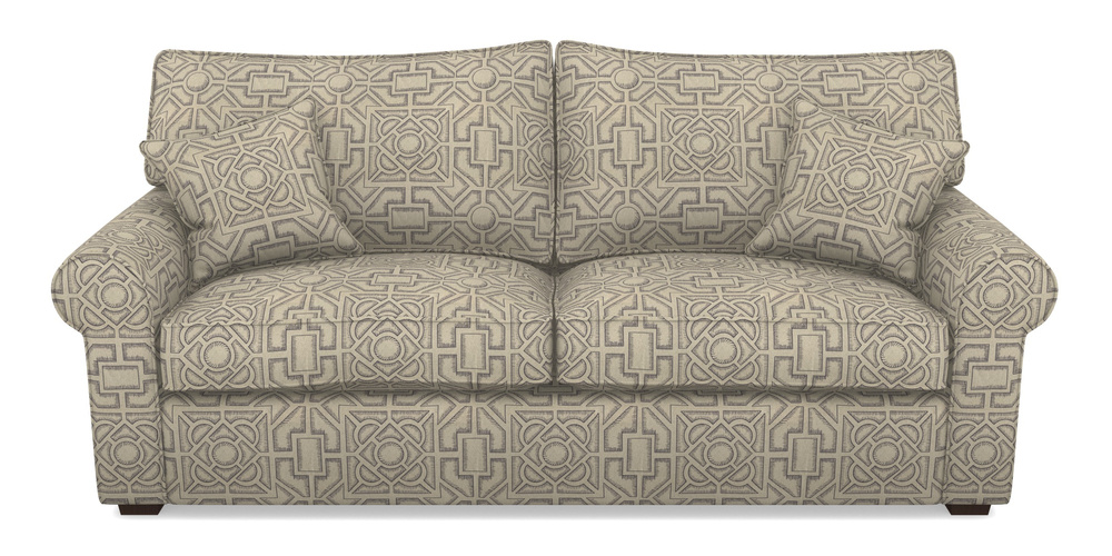 Product photograph of Upperton 4 Seater Sofa In Rhs Collection - Large Knot Garden Linen - Grey from Sofas and Stuff Limited