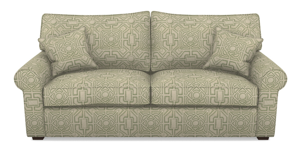 Product photograph of Upperton 4 Seater Sofa In Rhs Collection - Large Knot Garden Linen - Green from Sofas and Stuff Limited