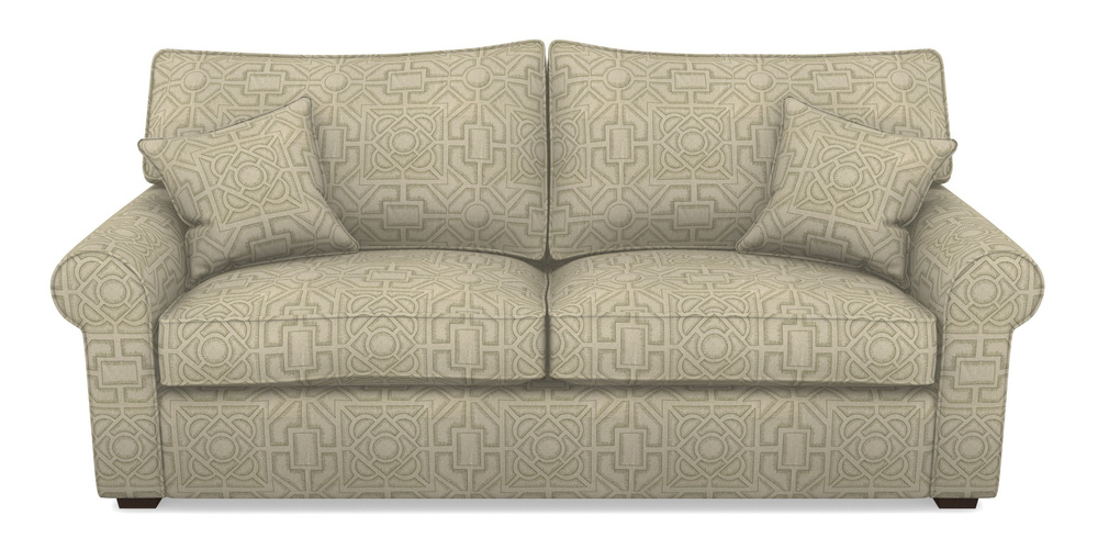 Product photograph of Upperton 4 Seater Sofa In Rhs Collection - Large Knot Garden Linen - Pistachio from Sofas and Stuff Limited