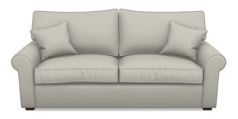 Product photograph of Upperton 4 Seater Sofa In Plain Linen Cotton - Baby Elephant from Sofas and Stuff Limited