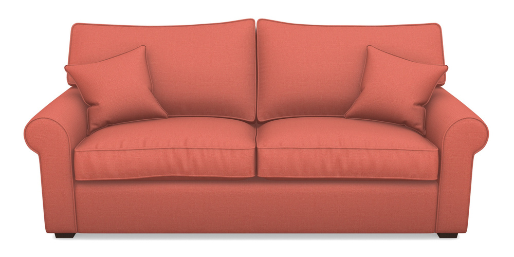 Product photograph of Upperton 4 Seater Sofa In Plain Linen Cotton - Tequila Sunset from Sofas and Stuff Limited