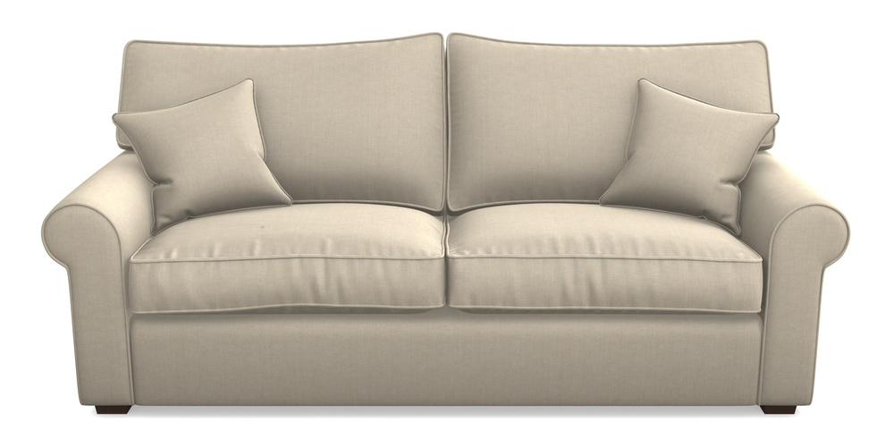 Product photograph of Upperton 4 Seater Sofa In Super Soft Velvet - Hessian from Sofas and Stuff Limited