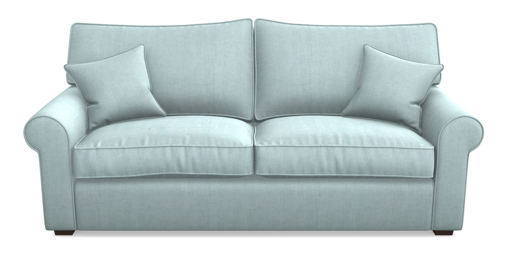 Product photograph of Upperton 4 Seater Sofa In Super Soft Velvet - Sky from Sofas and Stuff Limited