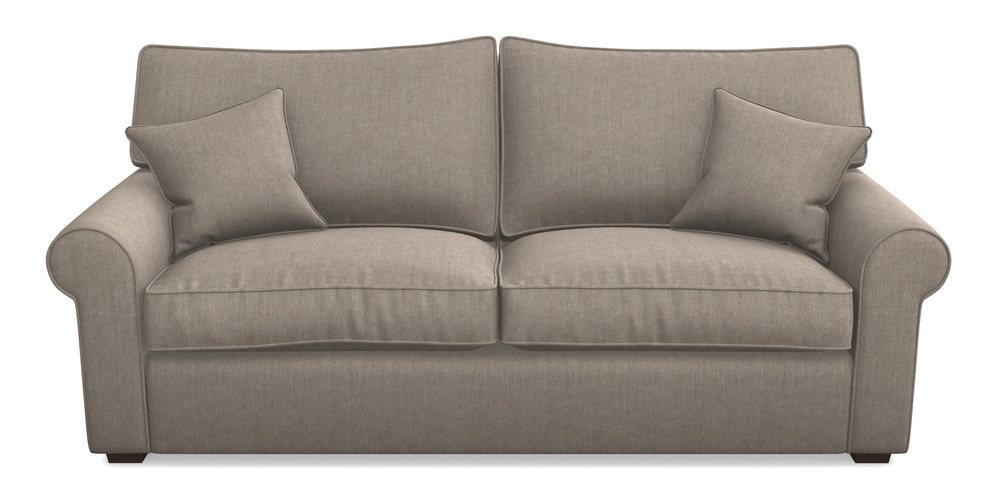Product photograph of Upperton 4 Seater Sofa In Super Soft Velvet - Wicker from Sofas and Stuff Limited