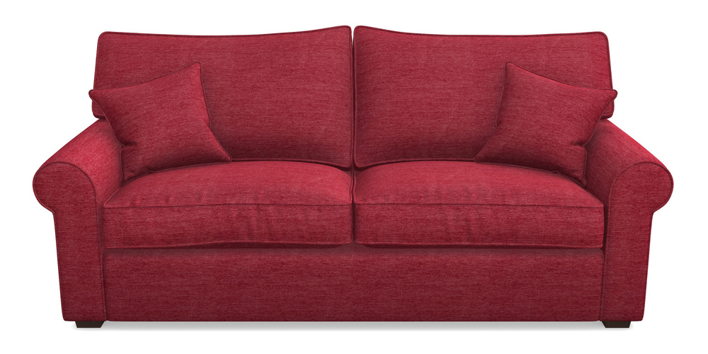 Product photograph of Upperton 4 Seater Sofa In Textured Velvet - Firebrick from Sofas and Stuff Limited