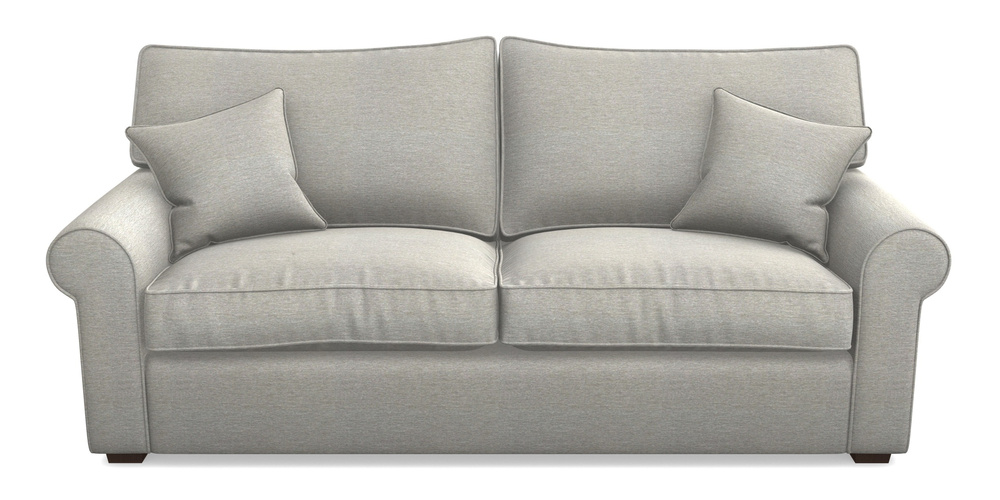 Product photograph of Upperton 4 Seater Sofa In Textured Velvet - Silver from Sofas and Stuff Limited