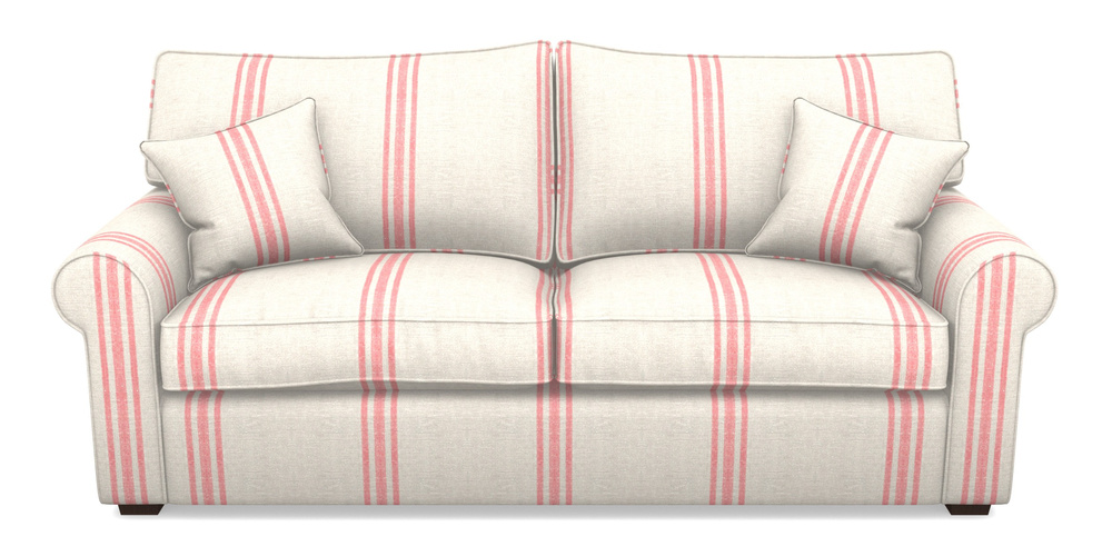 Product photograph of Upperton 4 Seater Sofa In Walloon Linen - Red from Sofas and Stuff Limited