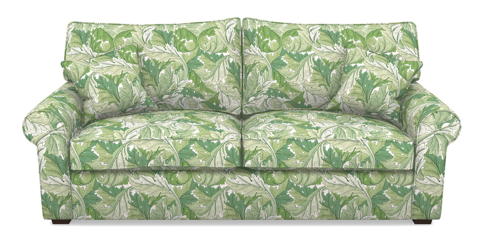 Product photograph of Upperton 4 Seater Sofa In William Morris Collection - Acanthus - Leaf Green from Sofas and Stuff Limited