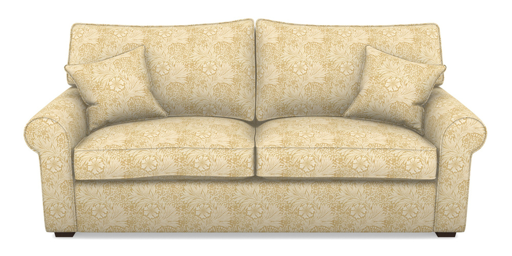 Product photograph of Upperton 4 Seater Sofa In William Morris Collection - Marigold - Lichen Cowslip from Sofas and Stuff Limited