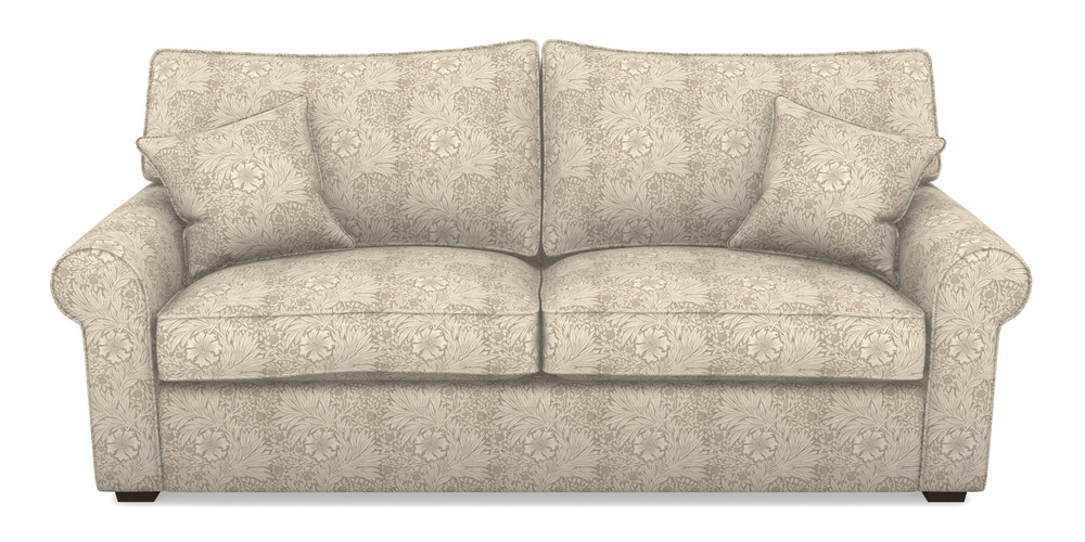 Product photograph of Upperton 4 Seater Sofa In William Morris Collection - Marigold - Linen Ivory from Sofas and Stuff Limited