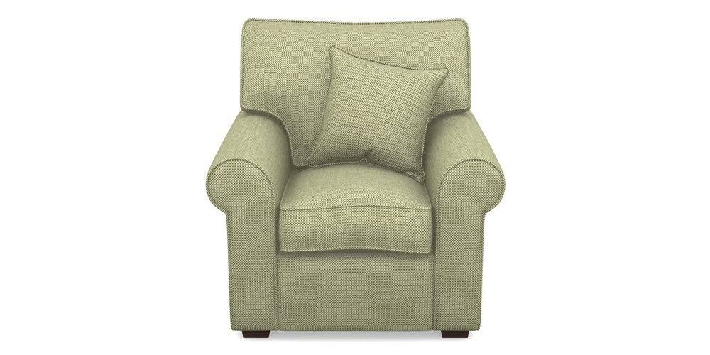 Product photograph of Upperton Chair In Basket Weave - Sage from Sofas and Stuff Limited