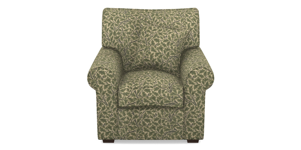 Product photograph of Upperton Chair In V A Drawn From Nature Collection - Oak Tree - Light Green from Sofas and Stuff Limited