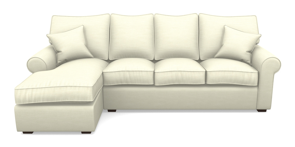 Product photograph of Upperton Lhf Chaise In Basket Weave - Cream from Sofas and Stuff Limited
