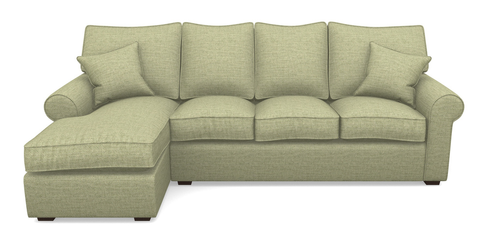 Product photograph of Upperton Lhf Chaise In Basket Weave - Sage from Sofas and Stuff Limited