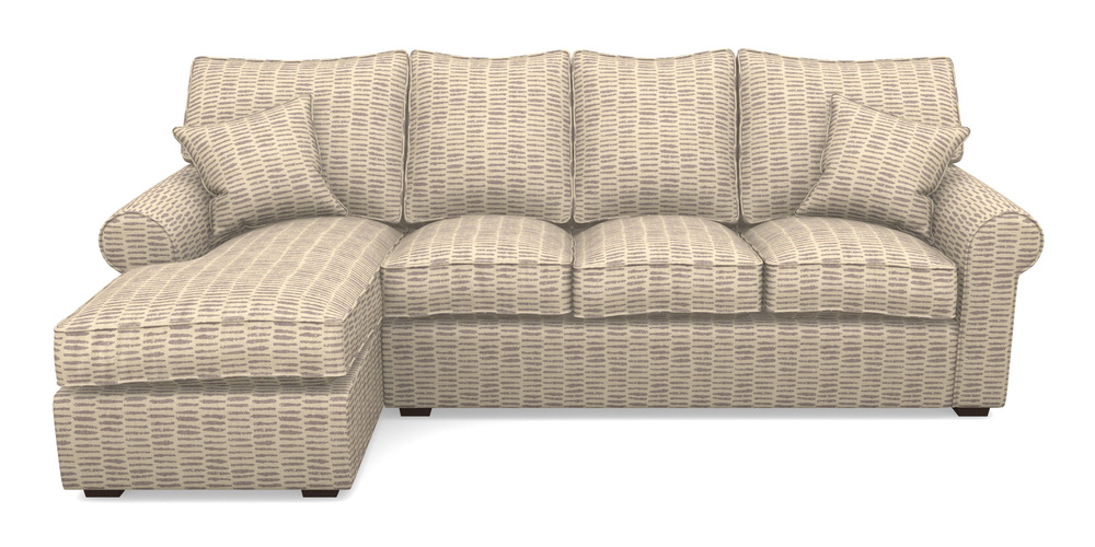 Product photograph of Upperton Lhf Chaise In Cloth 18 - Daub - Berry from Sofas and Stuff Limited