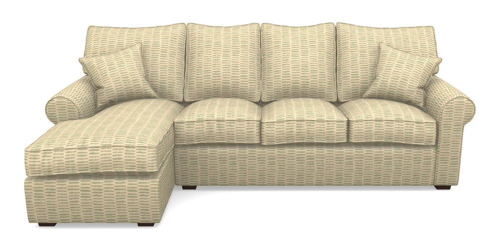 Product photograph of Upperton Lhf Chaise In Cloth 18 - Daub - Fennel from Sofas and Stuff Limited