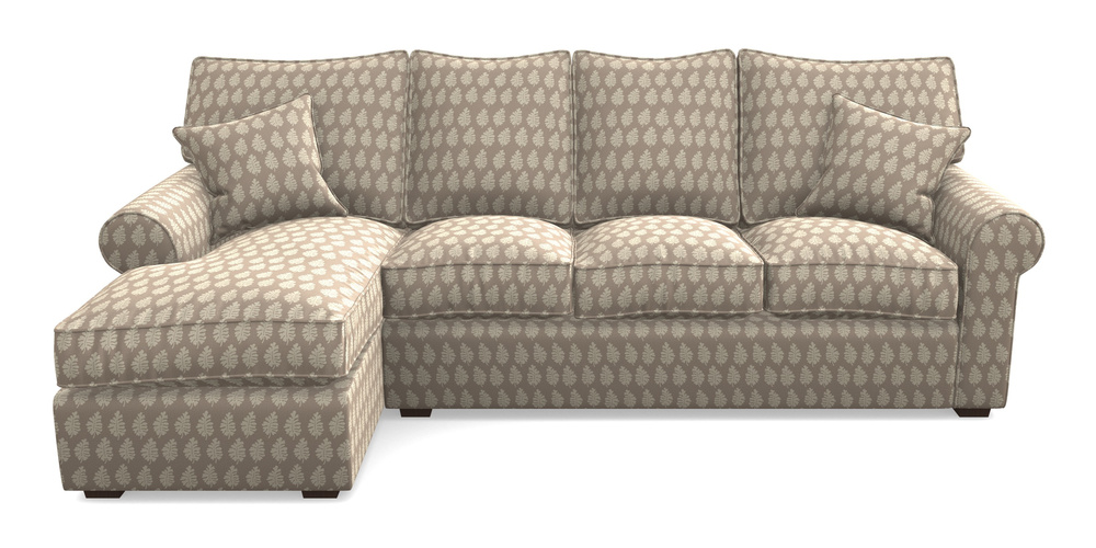 Product photograph of Upperton Lhf Chaise In Cloth 21 - Oak Leaf - Beech from Sofas and Stuff Limited