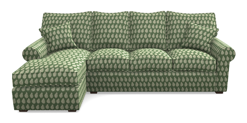 Product photograph of Upperton Lhf Chaise In Cloth 21 - Oak Leaf - Forest from Sofas and Stuff Limited