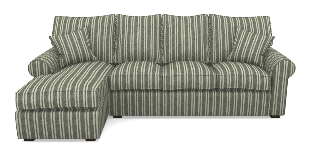 Product photograph of Upperton Lhf Chaise In Cloth 22 - Barcode - Courgette from Sofas and Stuff Limited