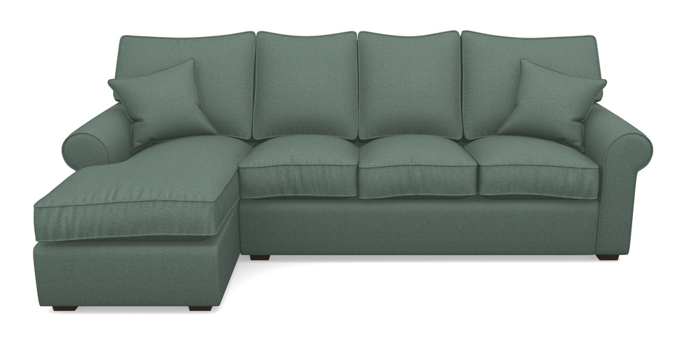 Product photograph of Upperton Lhf Chaise In Eco Washable Cotton - Mineral from Sofas and Stuff Limited