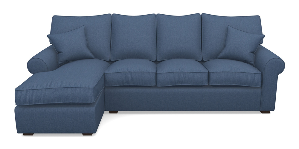 Product photograph of Upperton Lhf Chaise In Eco Washable Cotton - Twilight from Sofas and Stuff Limited