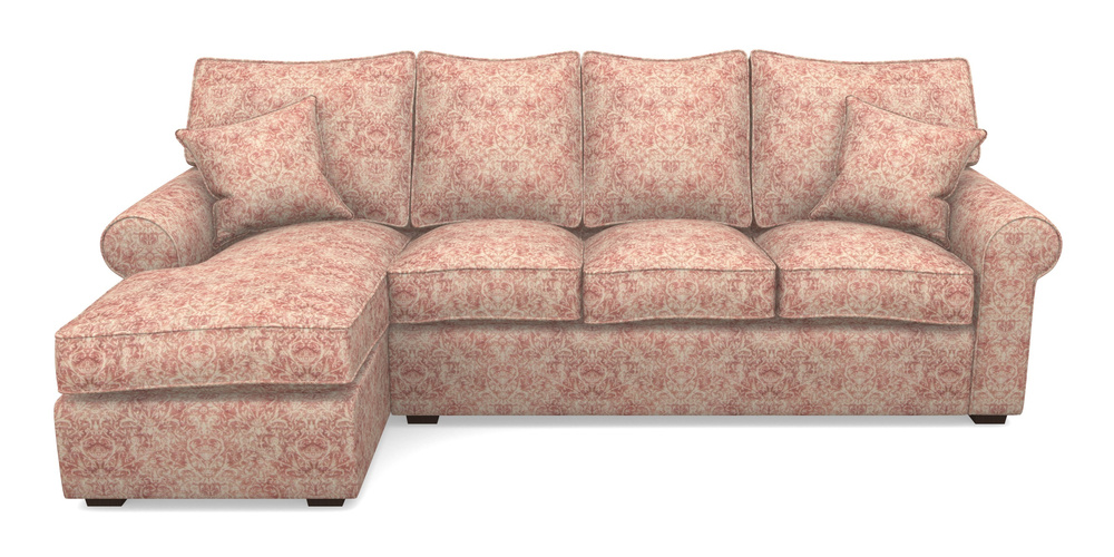 Product photograph of Upperton Lhf Chaise In Grace Linen - Brick from Sofas and Stuff Limited