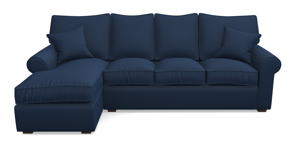 Product photograph of Upperton Lhf Chaise In House Velvet - Indigo from Sofas and Stuff Limited