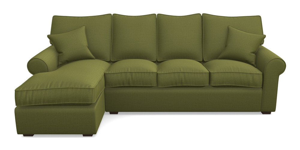 Product photograph of Upperton Lhf Chaise In House Velvet - Olive from Sofas and Stuff Limited