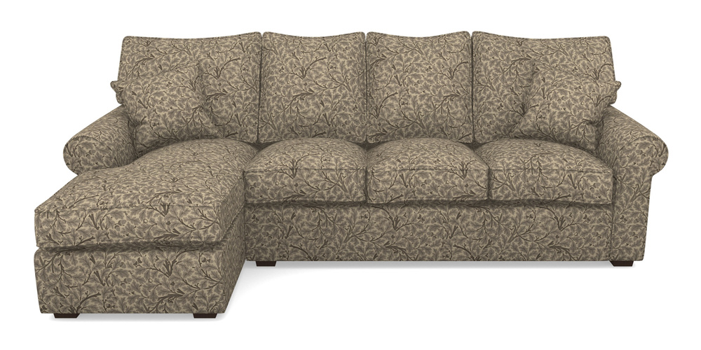Product photograph of Upperton Lhf Chaise In V A Drawn From Nature Collection - Oak Tree - Brown from Sofas and Stuff Limited